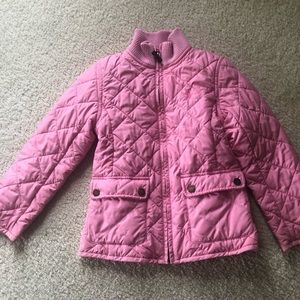 Girls Size 6 Quilted Polo Jacket